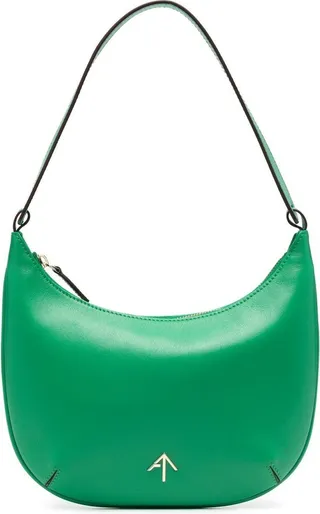 MANU ATELIER- Manu Mini Hobo Leather Bag
