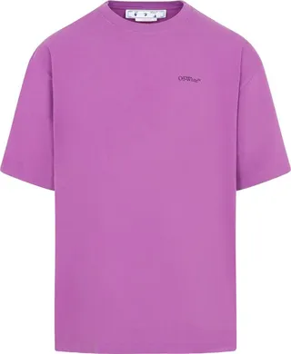 Off-White Jumbo Arrows Logo Detailed Crewneck T-Shirt