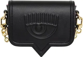 Chiara Ferragni Logo Embossed Chain-Linked Belt Bag
