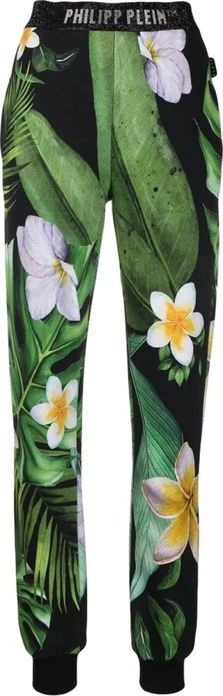 Hawaii-print trackpants