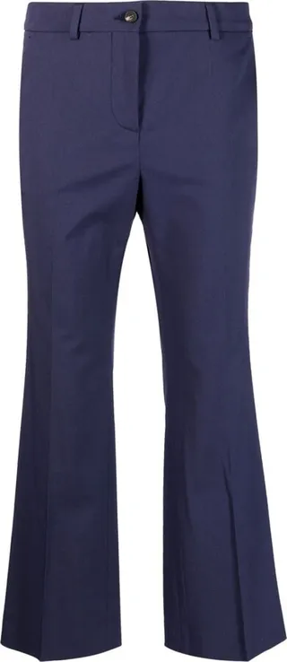 Flared Cropped Trousers