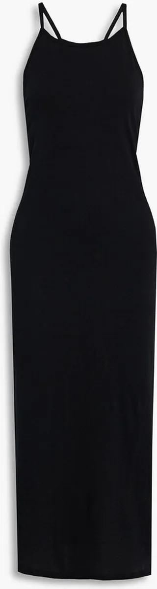 Pima cotton-jersey midi dress