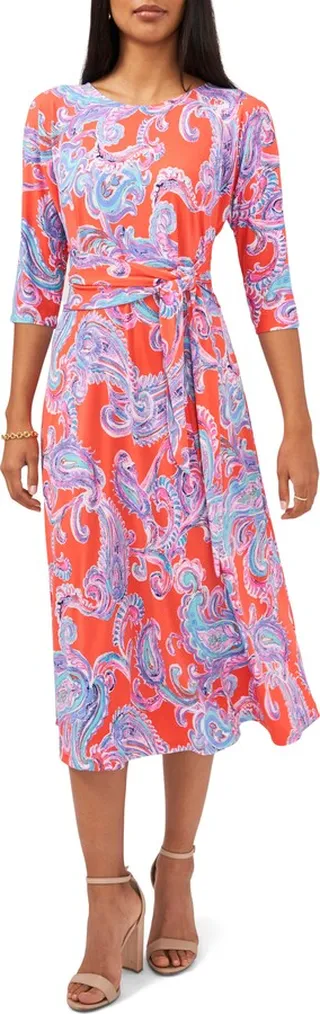 Tie Front Midi Dress