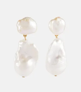 Moira faux pearl drop earrings