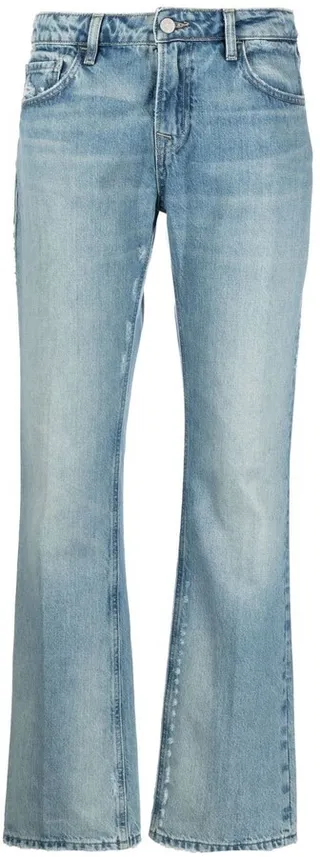 Distressed-Effect Denim Jeans