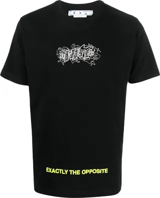 graphic-print cotton T-shirt