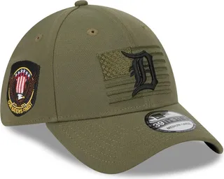 Men's New Era Green Detroit Tigers 2023 Armed Forces Day 39THIRTY Flex Hat