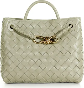 Small Cross-body Bag In Woven Leather