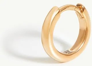 Fine Single Classic Huggie | 14k Solid Gold