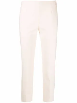 Mid-Rise Cropped Trousers