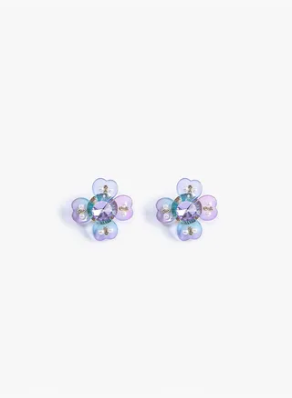 Epoxi Floral Shaped Earrings