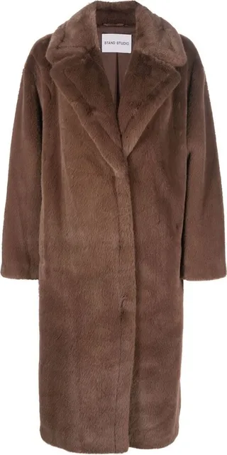 Oversized Faux-Fur Coat