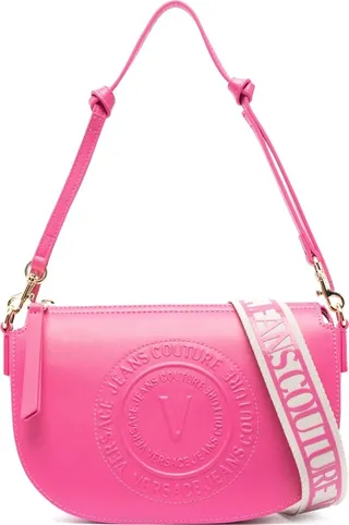 Logo-Embossed Faux-Leather Tote Bag