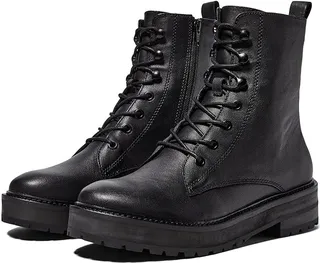 Abercrombie & Fitch Samira Combat Boot (Black) Women's Boots