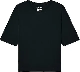 Homme Plisse Issey Miyake Release Basic Tee in Black