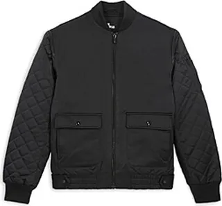The Kooples Satin Bomber Jacket