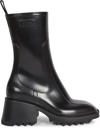 Betty PVC Lug Sole Rain Boots
