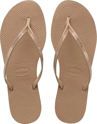 Havaianas You Metallic Flip Flop Sandal (Crocus Rose) Women's Sandals