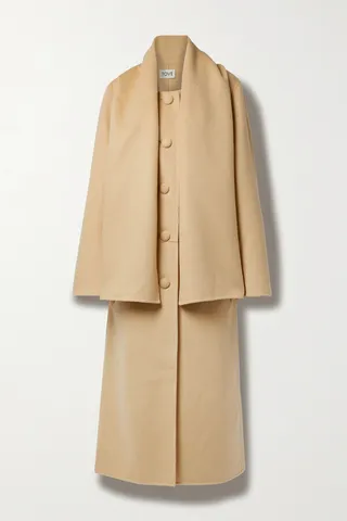 TOVE - Mio Layered Wool-blend Felt Coat - Neutrals