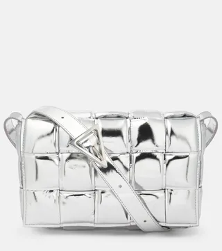 Padded Cassette leather shoulder bag