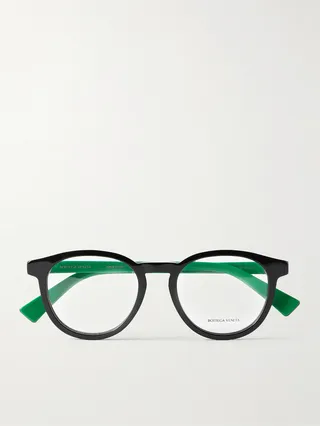 Round-Frame Acetate Optical Glasses