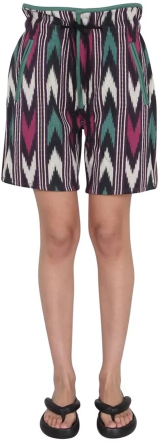 Isabel Marant Étoile High Waist Drawstring Shorts
