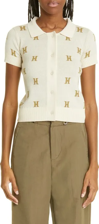 Monogram Knit Polo