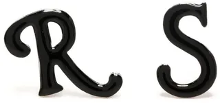 Logo-Lettering Stud Earrings