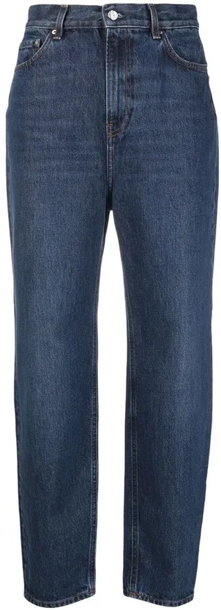High-Waist Boyfriend Jeans