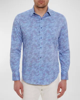 Men's Sagittarius Cotton-Stretch Sport Shirt