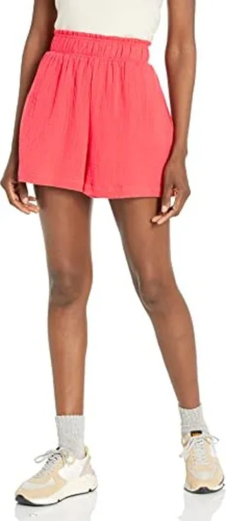Monrow Women's HB0564-Flowy Shorts