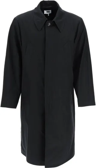 MM6 Maison Margiela Long-Sleeved Trench Coat