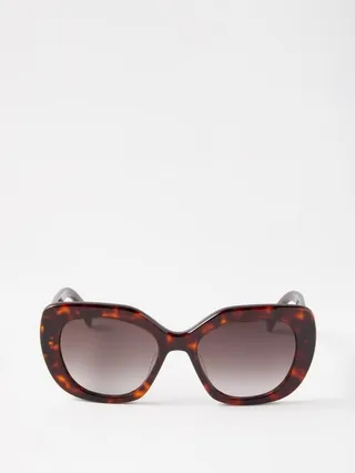 Triomphe Oversized Square Acetate Sunglasses