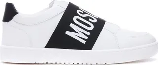Moschino Logo Printed Slip On Sneakers
