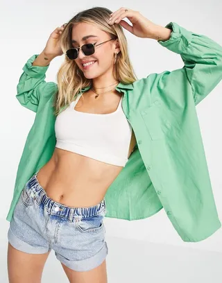 Cotton:On dad shirt in green