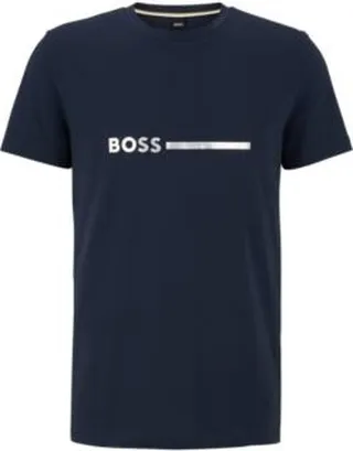 Regular-fit T-shirt in cotton with UV protection