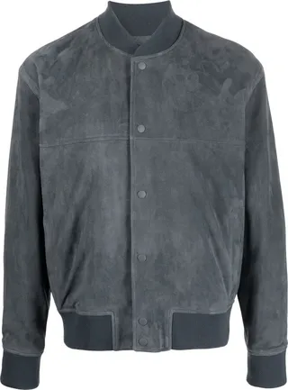 Suede Bomber Jacket