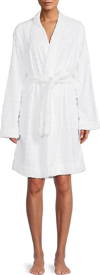 Textured Belted Robe