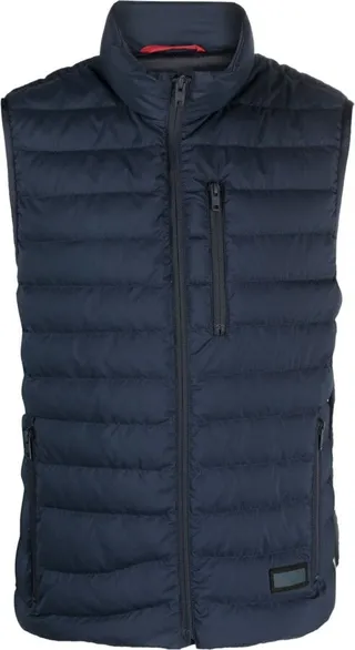 High-Neck Padded Gilet