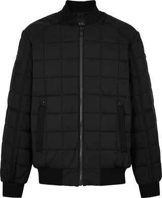 Moose Knuckles Mitchell Quilted Shell Bomber Jacket