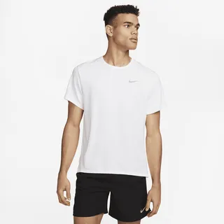 Nike Men's Miler Dri-FIT UV Short-Sleeve Running Top in White