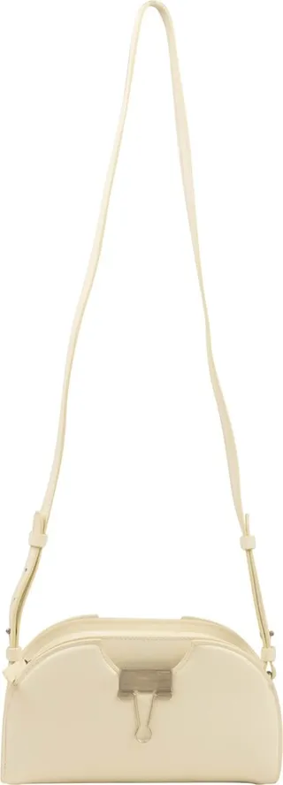 Beige Calf Swiss Camera Bag