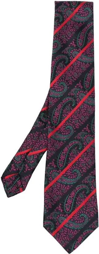 Paisley-Jacquard Silk Tie