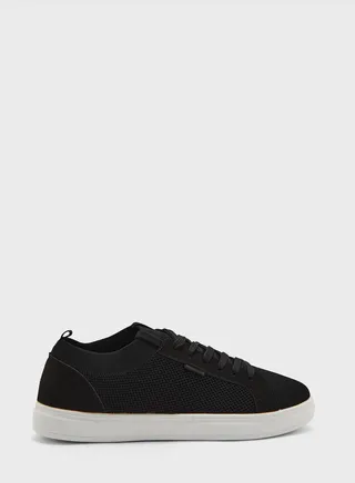 Knit Stacked Sole Sneaker