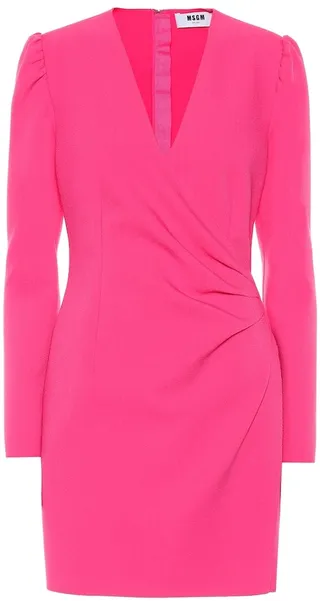 Crepe minidress