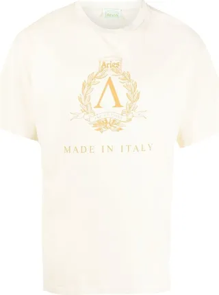 logo-print cotton T-shirt