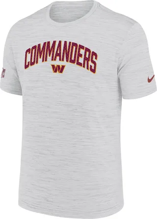 Nike Men's Dri-FIT Velocity Athletic Stack (NFL Washington Commanders) T-Shirt in White