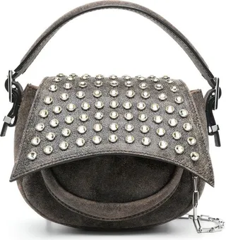 Kiks crystal-embellished mini bag