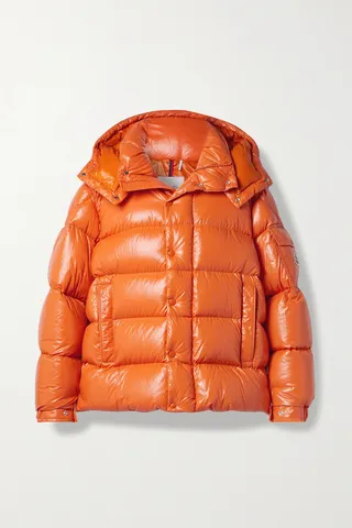 Moncler - Maya Quilted Shell Down Jacket - Orange