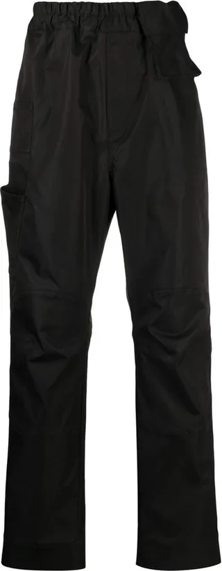 High-Rise Straight-Leg Trousers